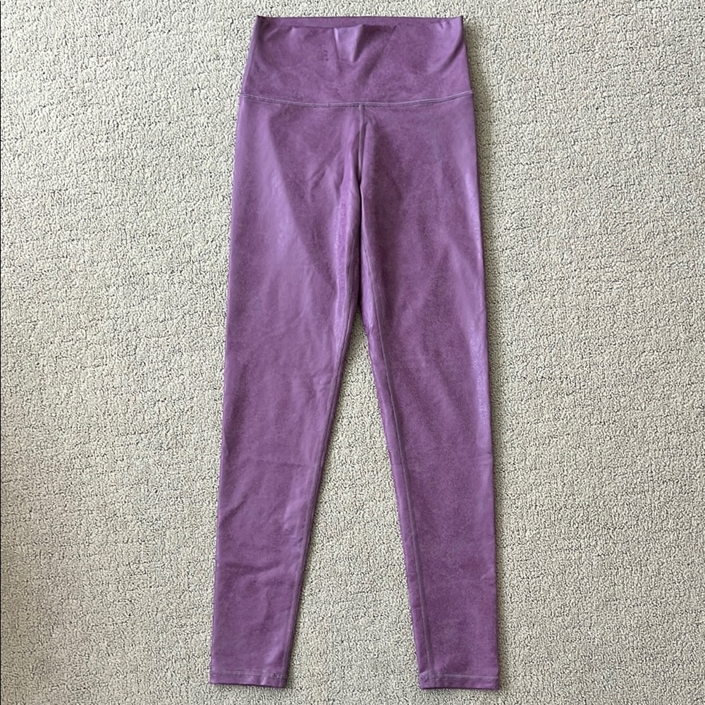 Women's High-Waisted Purple Leggings